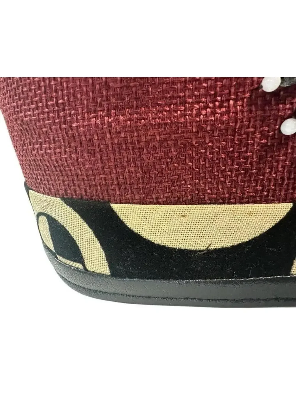 Unique Boho Beaded Jute Tote Bag Multicolor Leather Beach Resort Shoulder Purse
